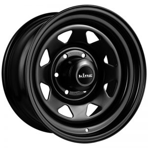 King Wheels Terra Black with Triangle Holes - Enhancing Vehicle Style